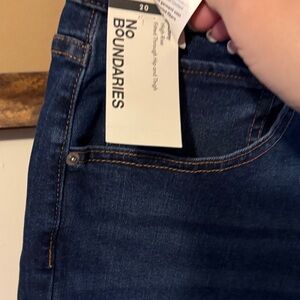 No Boundaries Women's Dark Skinny Jeans